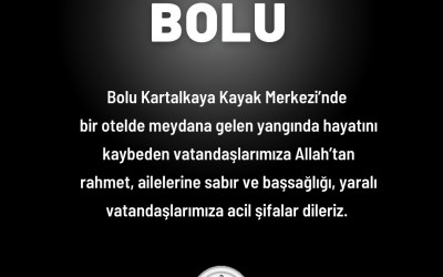 GEÇMİŞ OLSUN BOLU