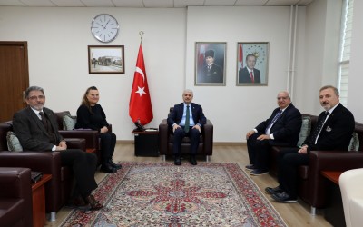 Konya Valimiz İbrahim Akın’ı Ziyaret Ettik