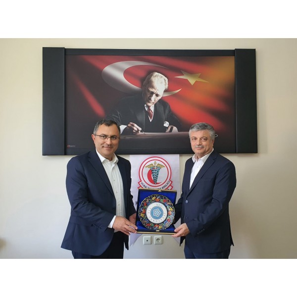 NEÜ TIP FAKÜLTESİ DEKANIMIZ ODAMIZI ZİYARET ETTİ