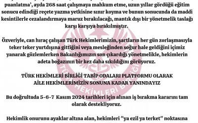 HEKİMLERİN BOĞAZINDAN ELLERİNİZİ ÇEKİN ARTIK!